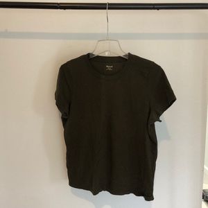 Crewneck Tee - Dark Green - Size M